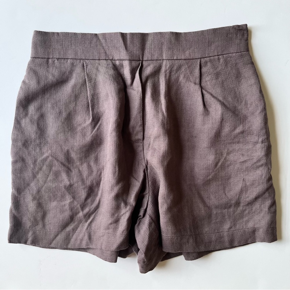 Frank & Oak High Waist Tencel Shorts Size 2